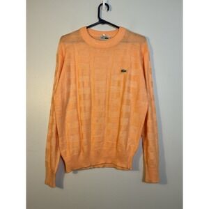 Vintage Lacoste Chemise Crew Neck Long Sleeve Sweater Men's Size XL Golf Preppy